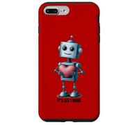 Carcasa para iPhone 7 Plus/8 Plus Robot with a Big Heart, Graphic