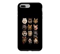 Carcasa para iPhone 7 Plus/8 Plus Rock Star Cats Punk Band Kittens Rock'n Roll Regalos Divertidos