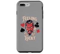 Carcasa para iPhone 7 Plus/8 Plus Rockabilly Feeling Lucky Devil Dice 50 Retro Vintage Casino