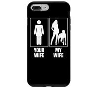 Carcasa para iPhone 7 Plus/8 Plus Ropa de Gran danés, diseño Divertido de Grandes maridos