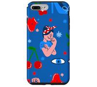 Carcasa para iPhone 7 Plus/8 Plus Rosie The Riveter Rockabilly caprichoso Vintage Feminista ww2