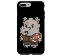 Carcasa para iPhone 7 Plus/8 Plus Rugby Hippo Árbitro Dibujos Animados