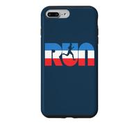 Carcasa para iPhone 7 Plus/8 Plus Run Vintage Red White & Blue Retro Runner Graphic