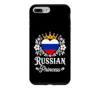 Carcasa para iPhone 7 Plus/8 Plus Russian Princess Russia Flag Proud Russian Girl