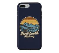 Carcasa para iPhone 7 Plus/8 Plus Ruta panorámica Nacional 212 Retro de la autopista Beartooth