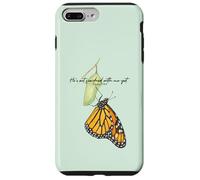 Carcasa para iPhone 7 Plus/8 Plus Salmo 1388 Mariposa Fe Cristiana Escritura Religioso