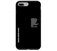 Carcasa para iPhone 7 Plus/8 Plus Salmos 139:14, Maravillosamente Hecho, Eres Suficiente, Cristiano
