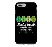 Carcasa para iPhone 7 Plus/8 Plus Salud Mental Cada Mente Cuenta una Historia Diferente Positividad