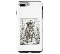 Carcasa para iPhone 7 Plus/8 Plus Salvaje Oeste Armadillo Forajido con Lazo