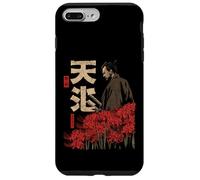 Carcasa para iPhone 7 Plus/8 Plus Samurai Guerrero Rojo Araña Lirio Flor Anime Otaku Japonés