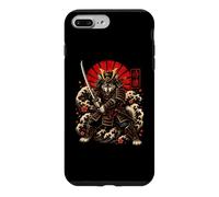 Carcasa para iPhone 7 Plus/8 Plus Samurai Wolf Guerrero Japonés Katana Art