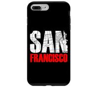 Carcasa para iPhone 7 Plus/8 Plus San Francisco California Graphic Map T-Shirt, San Francisco