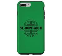Carcasa para iPhone 7 Plus/8 Plus San Juan Pablo II Ruega por Nosotros Devoción Santa Católica