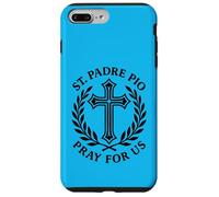 Carcasa para iPhone 7 Plus/8 Plus San Padre Pío Reza por Nosotros Católica Santa Cruz Devoción