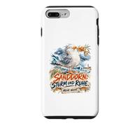 Carcasa para iPhone 7 Plus/8 Plus Sandron Sturm Und Ruhe café de Gaviota del Norte de Alemania