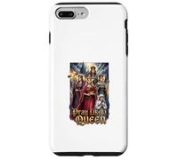 Carcasa para iPhone 7 Plus/8 Plus Santa Católica Orar como Una Reina Mujeres Religiosas