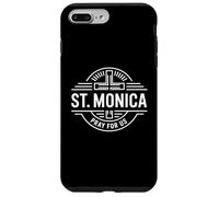 Carcasa para iPhone 7 Plus/8 Plus Santa Mónica ruega por Nosotros Patrona Católica