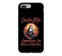 Carcasa para iPhone 7 Plus/8 Plus Santa Rita de Cascia agradezco Las bendiciones recibidas