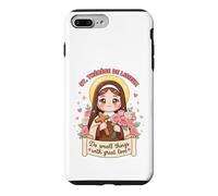 Carcasa para iPhone 7 Plus/8 Plus Santa Teresa Lisieux Hacer Pequeñas Cosas Gran Amor por los Cristianos