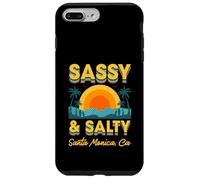 Carcasa para iPhone 7 Plus/8 Plus Sassy and Salty Santa Mónica California Retro Tropical