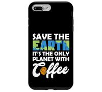 Carcasa para iPhone 7 Plus/8 Plus Save Earth The Only Planet with Coffee Earth Day