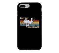 Carcasa para iPhone 7 Plus/8 Plus Save The Jackalope - Vintage Rabbit - Camping Cryptozoology