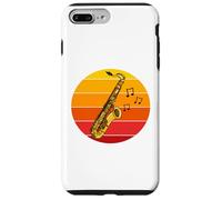 Carcasa para iPhone 7 Plus/8 Plus Saxofón Saxofonista Músico Festival de Música de Verano