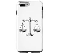 Carcasa para iPhone 7 Plus/8 Plus Scales of Justice Libra Star Sign Legal Gift Abogado Juez