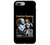 Carcasa para iPhone 7 Plus/8 Plus Sci Fi Creative Synergy AI Humanos innovando Juntos