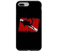 Carcasa para iPhone 7 Plus/8 Plus Scuba Diving Flag Gear Scuba Diving Equipment Deep Dive