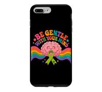 Carcasa para iPhone 7 Plus/8 Plus Sé Amable con tu Mente Rainbow Conciencia sobre la Salud Mental