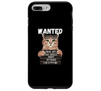 Carcasa para iPhone 7 Plus/8 Plus Se Busca a Kitty. Bad for Bad Cattitude, Amante de los Gatos San Valentín