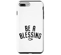 Carcasa para iPhone 7 Plus/8 Plus Sé una bendición, Atleta Cristiano, Valiente, Cristiano