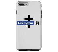 Carcasa para iPhone 7 Plus/8 Plus Seguir Jesús Fe Libro Cristiano Cruz Amor Cristo Biblia