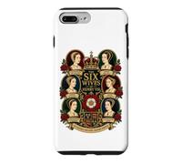 Carcasa para iPhone 7 Plus/8 Plus Seis Reinas, Un Rey, Historia para Siempre Esposas de Enrique VIII