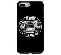 Carcasa para iPhone 7 Plus/8 Plus Sello de la estación de Tren de Kioto Otaku Souvenir japonés Kanji
