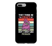 Carcasa para iPhone 7 Plus/8 Plus Sellos piensan Que Estoy Loco, Pero me Gustan los Amantes de los pepinillos