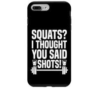 Carcasa para iPhone 7 Plus/8 Plus Sentadillas I Thought You Said Shots Funny Gym Workout