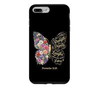 Carcasa para iPhone 7 Plus/8 Plus She Is Clothed with Strength & Dignity Bible Proverbs 31:25