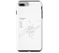 Carcasa para iPhone 7 Plus/8 Plus Shenyang China Train Line Railway - Souvenir Route Map