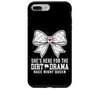 Carcasa para iPhone 7 Plus/8 Plus She's Here For The Dirt Drama Race Night Queen