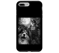 Carcasa para iPhone 7 Plus/8 Plus Shetland Sheepdog Dad Funny Vintage Graphic Man Hombre Selfie