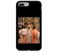 Carcasa para iPhone 7 Plus/8 Plus Shetland Sheepdog Selfie Humor Mamá Mamá Amor Apreciación