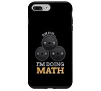 Carcasa para iPhone 7 Plus/8 Plus Shhh I'm Doing Matemáticas Fitness Levantamiento de Pesas Entrenamiento de Entrenamiento
