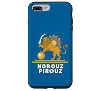 Carcasa para iPhone 7 Plus/8 Plus Shir o Khorshid Norouz Pirouz León y Sol Año Nuevo Persa