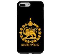 Carcasa para iPhone 7 Plus/8 Plus Shir o Khorshid Nowruz Pirouz Lion & Sun Año Nuevo Persa