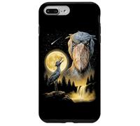 Carcasa para iPhone 7 Plus/8 Plus Shoebill Stork Aullando a la Luna, extraño Meme Divertido pájaro de los 90