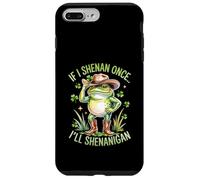 Carcasa para iPhone 7 Plus/8 Plus Si Hago Shenan una Vez, haré travesuras con Humor de Ranas del Día de San Patricio