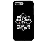 Carcasa para iPhone 7 Plus/8 Plus Si implica Buceo y Langostas Cuenta Conmigo | Shark Diving