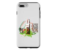 Carcasa para iPhone 7 Plus/8 Plus Si la música es el alimento del Amor, Juega con música Retro